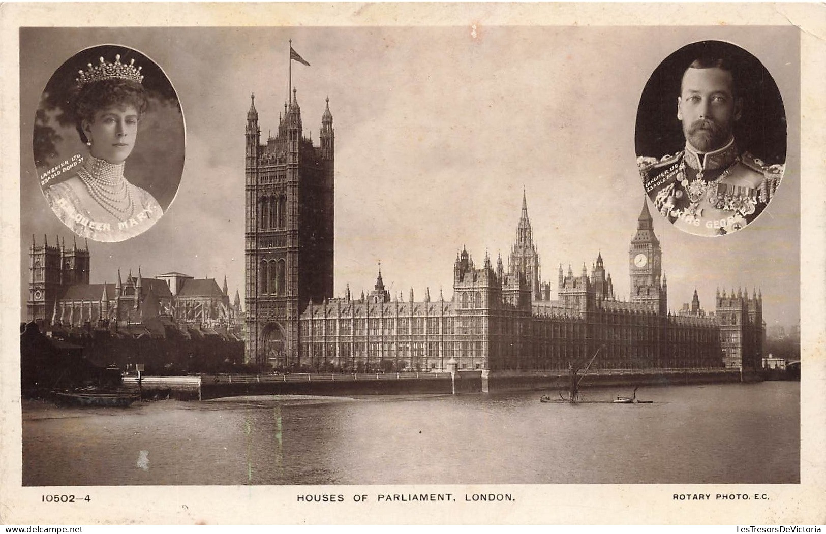 ROYAUME-UNI - Houses Of Parliament - London - Rotary Photo Ec - Vue Générale - Carte Postale Ancienne - Houses Of Parliament