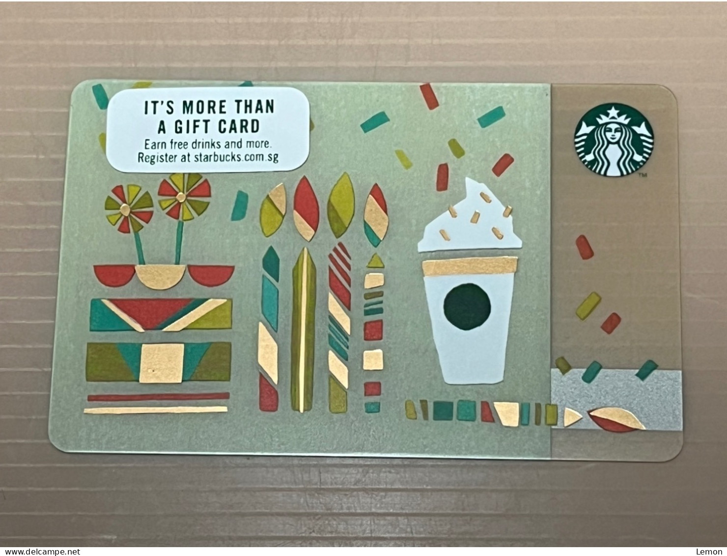 Singapore STARBUCKS Coffee Gift Card, Set Of 1 Used Card - Singapore