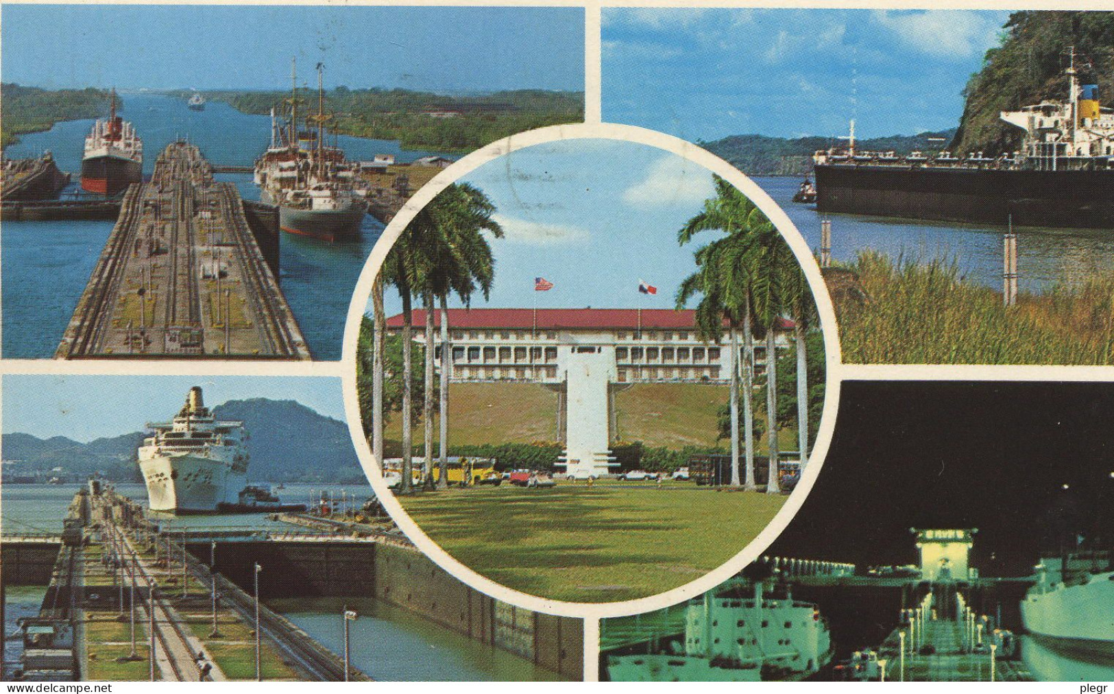 1-PAN 01 01 - PANAMA  - MULTIVUES (ESCLUSAS DE GATUN Y MIRAFLORES - EDIFICIO DE LA ADMINISTRACION DEL CANAL) - Panama