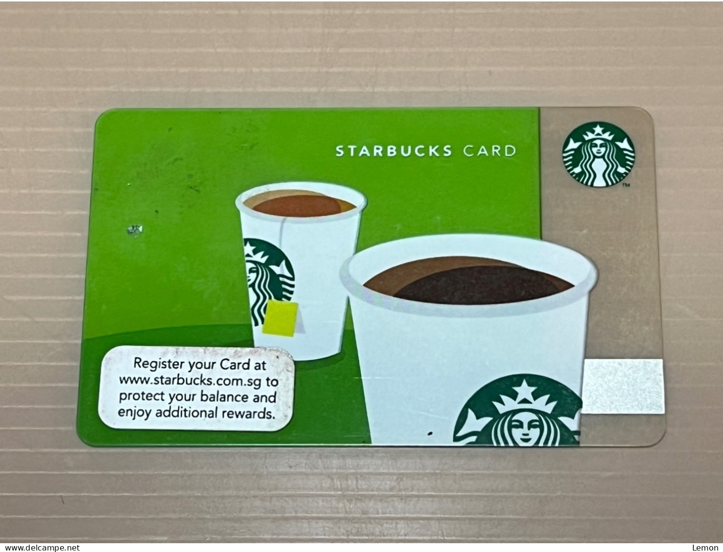 Singapore STARBUCKS Coffee Gift Card, Set Of 1 Used Card - Singapur