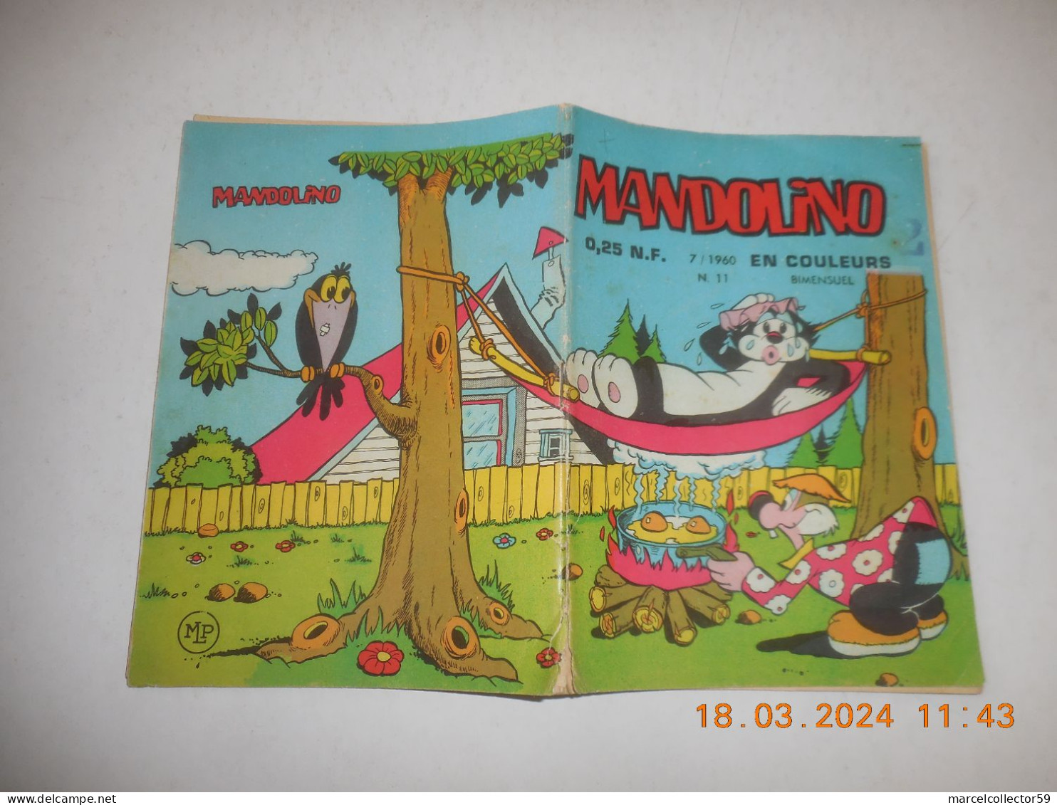 Mandolino N°11 Année 1960 Be - Petit Format