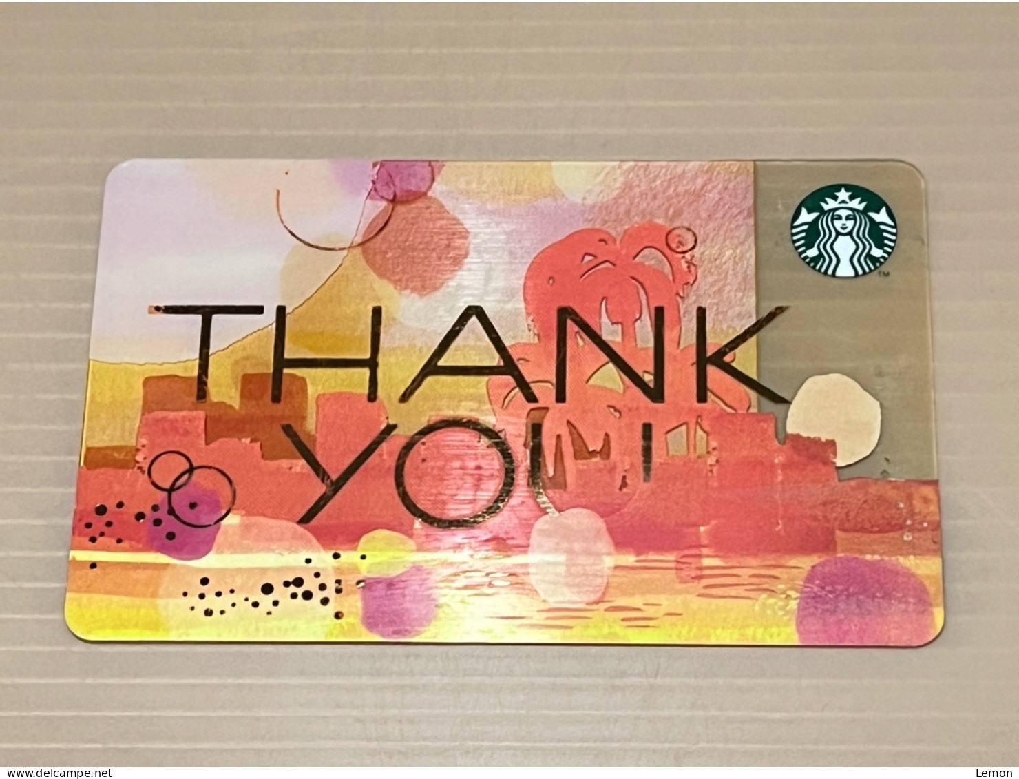 Singapore STARBUCKS Coffee Gift Card, Set Of 1 Used Card - Singapore