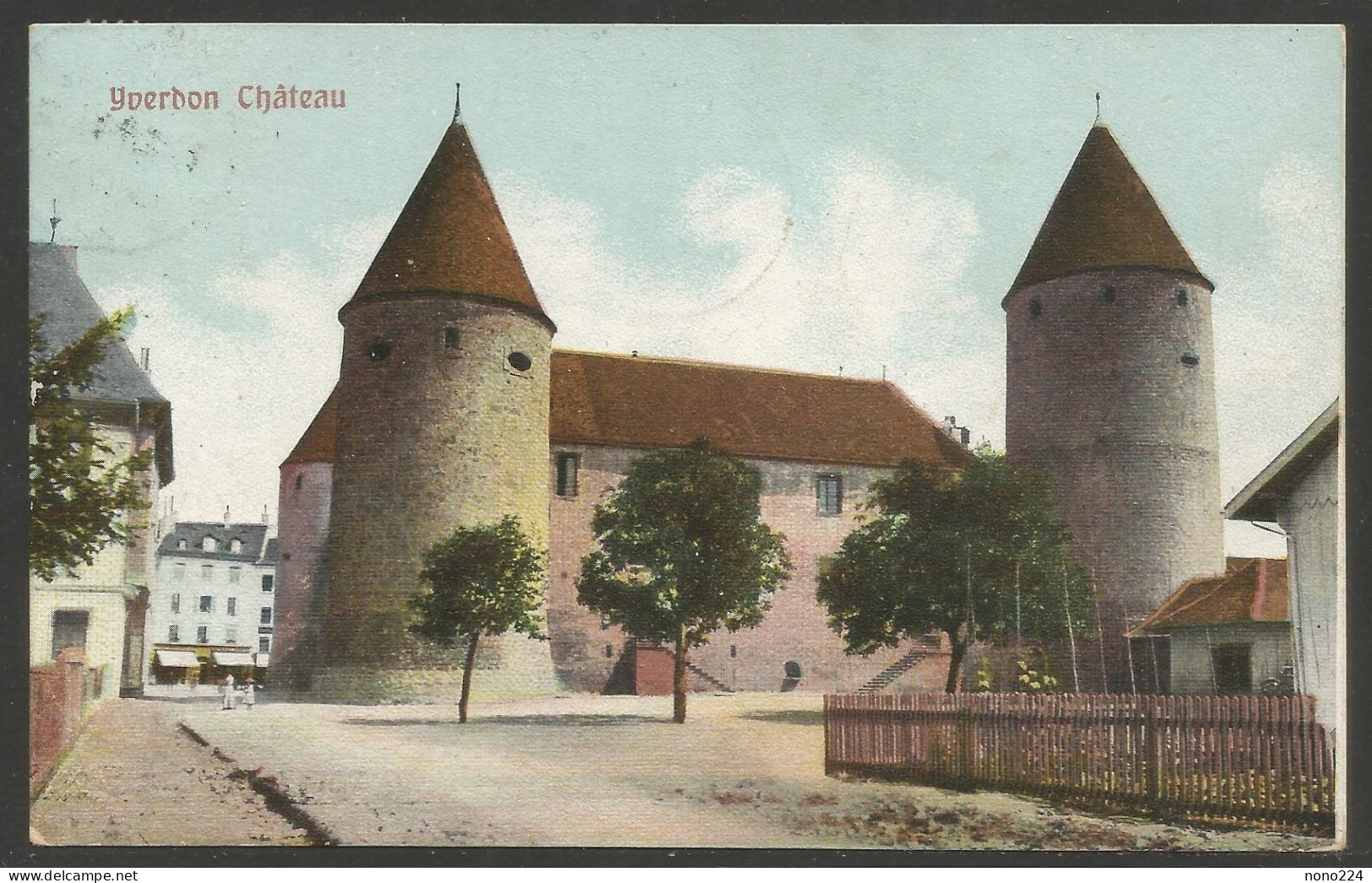 Carte P De 1910 ( Yverdon / Château ) - Yverdon-les-Bains 