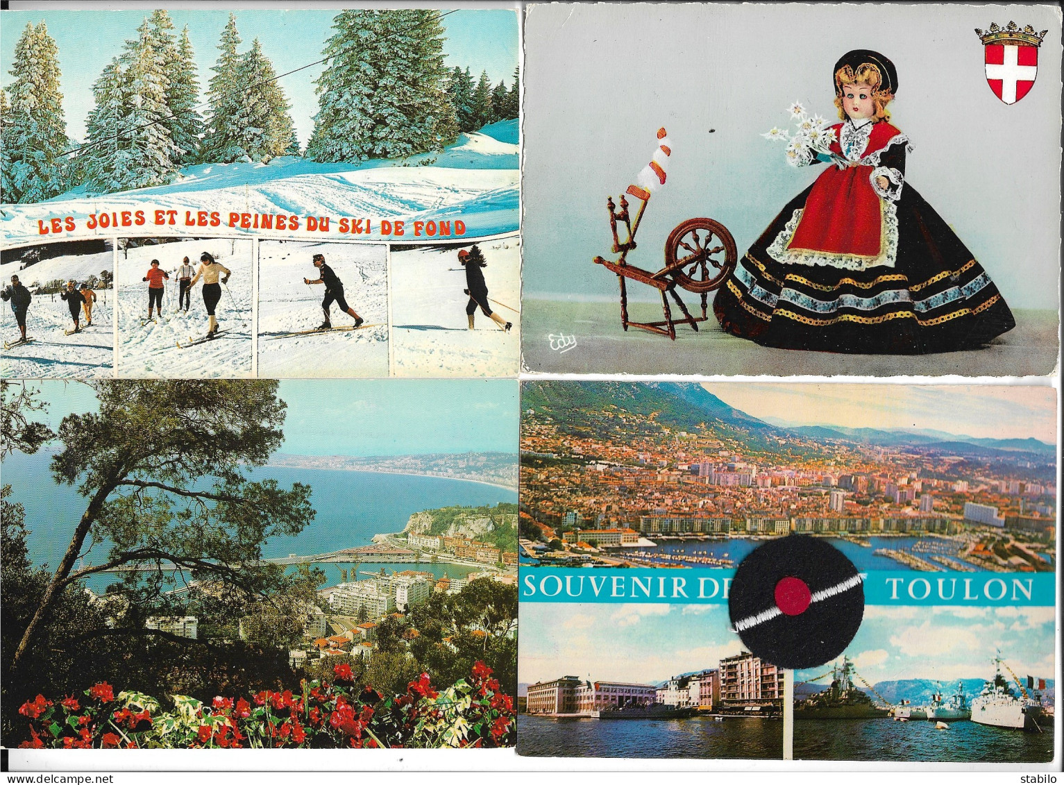 FRANCE - LOT DE 2600 CARTES POSTALES DIVERS DEPARTEMENTS FORMAT 10 X 15 CM - DROUILLE - VOYAGE, NON VOYAGE - 500 Cartoline Min.