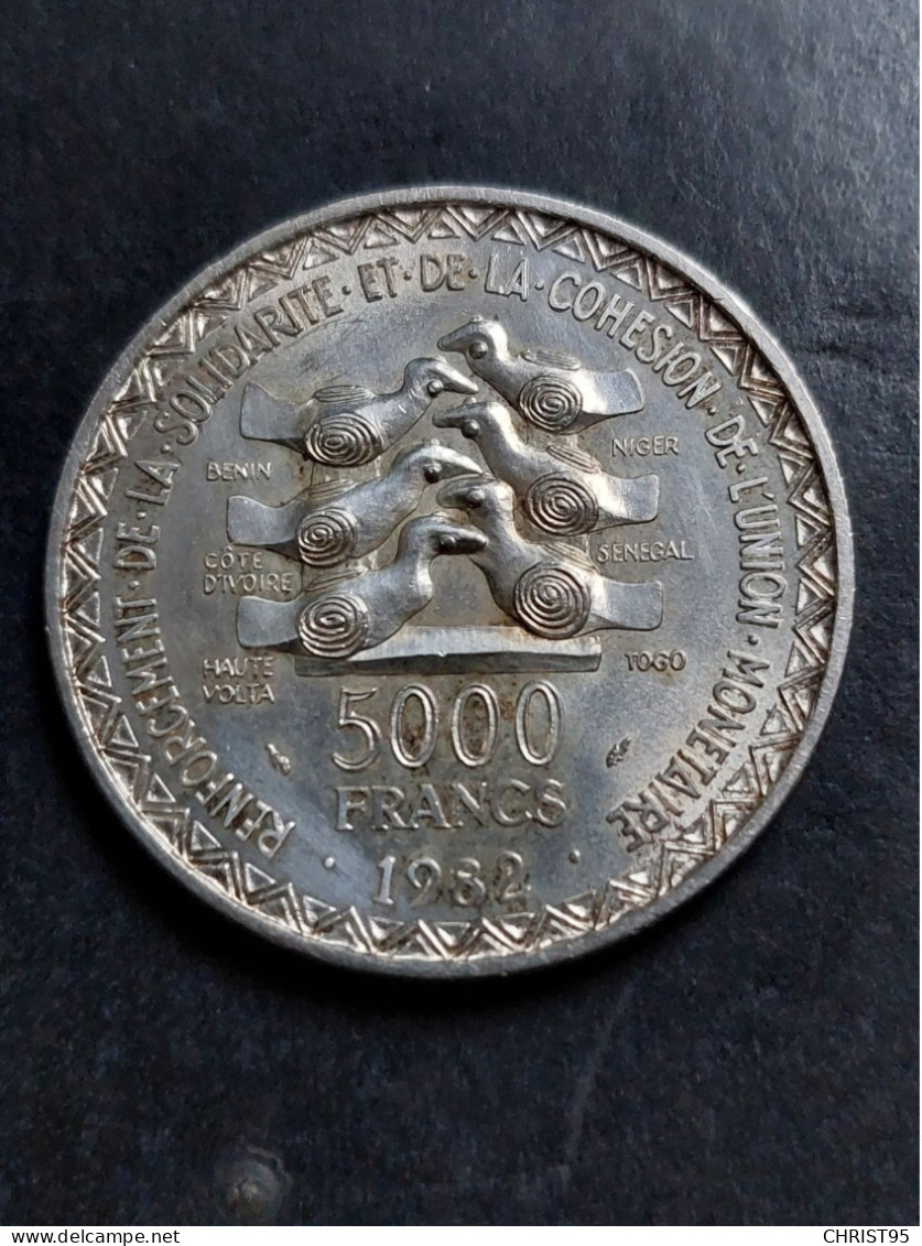 5 000 FRANCS 1982.AFRIQUE DE L'OUEST - Non Classés