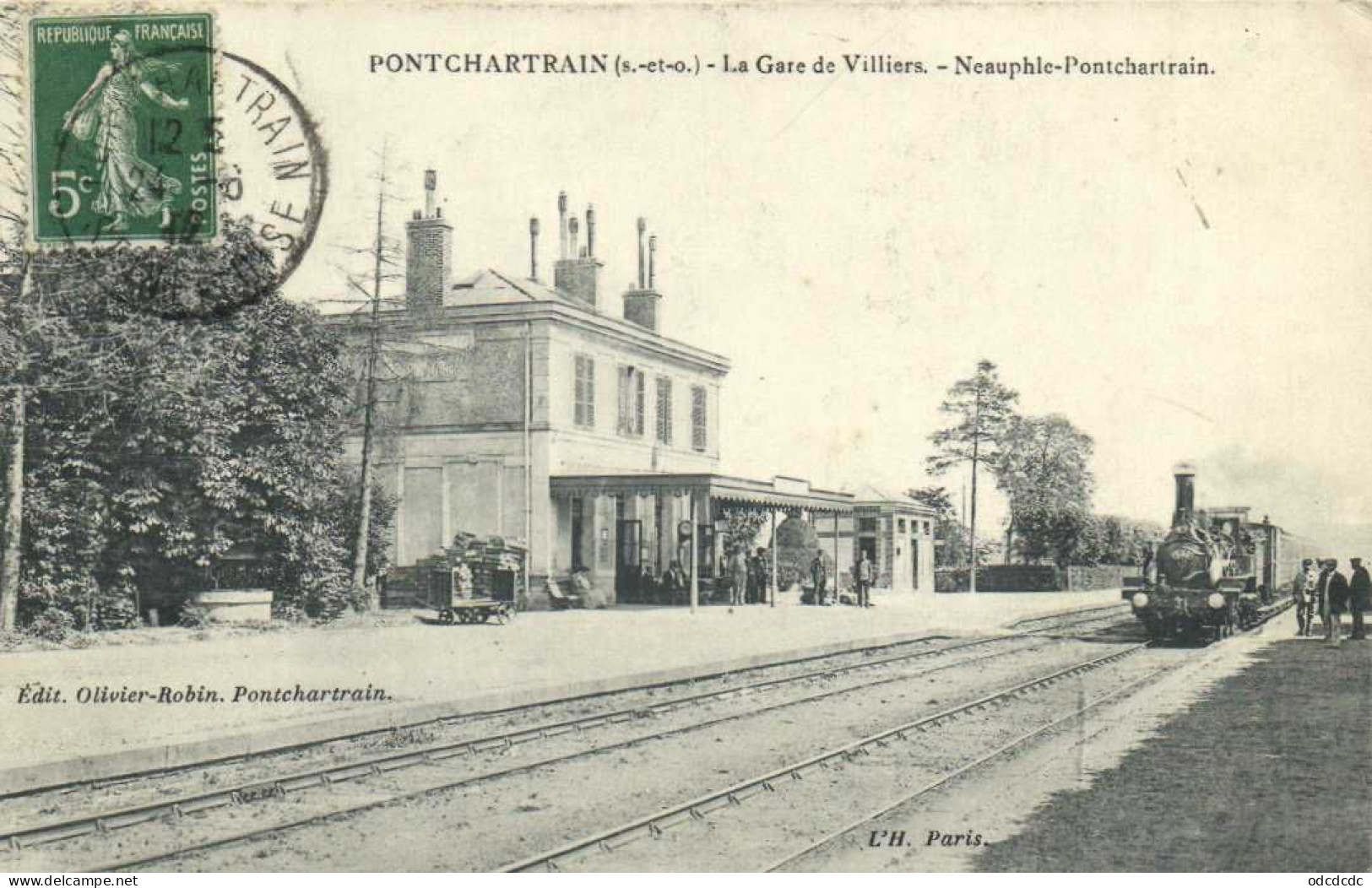 DESTOCKAGE Avant Fermeture Boutique BON LOT 100 CPA  Chemin De Fer TRAINS  GARES  (toutes Scannées ) - 100 - 499 Cartes