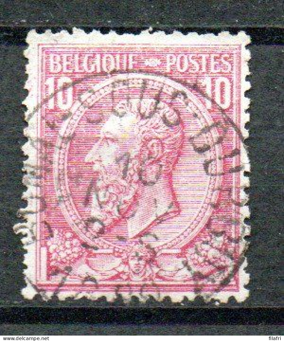 46 Gestempeld BOMAL SOUS DURBUY - COBA 8 Euro - 1884-1891 Leopold II