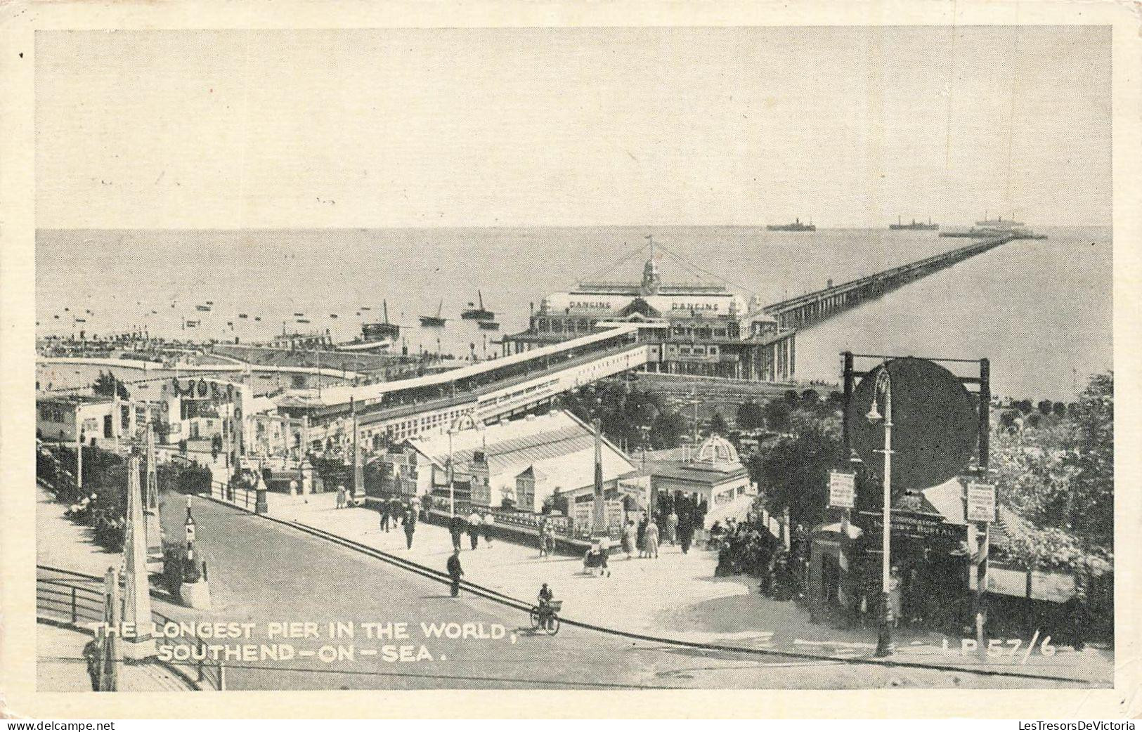 ROYAUME-UNI - The Longest Pier In The World - Southend On Sea - Animé - Carte Postale Ancienne - Southend, Westcliff & Leigh