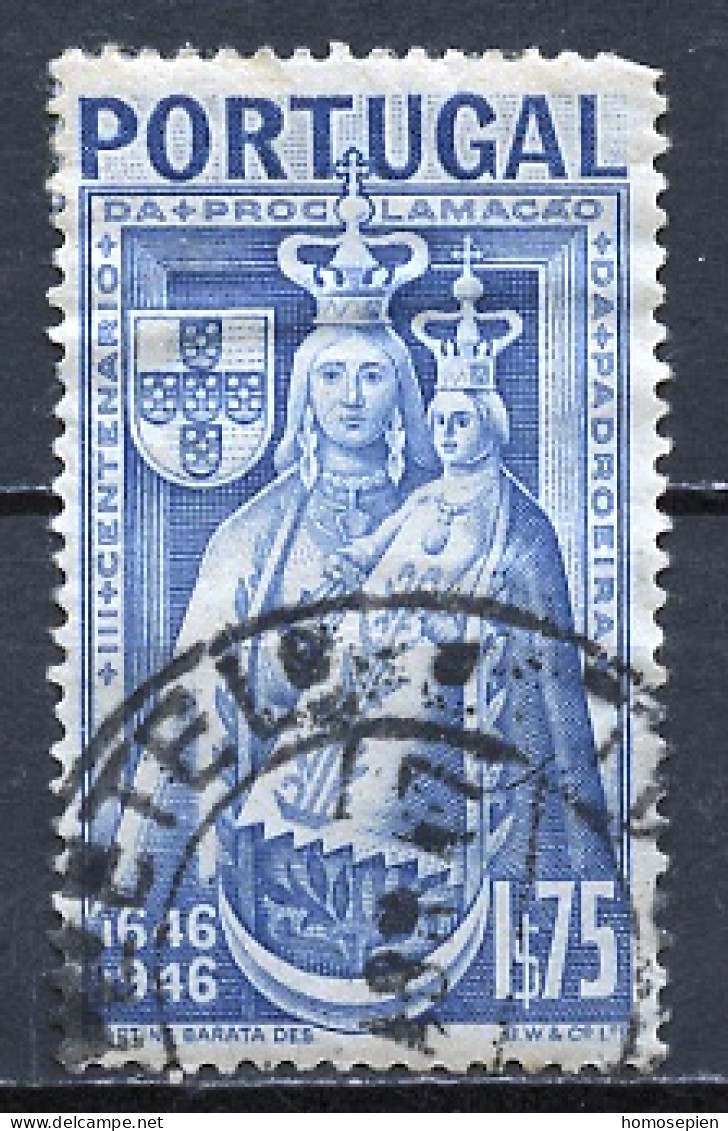 Portugal 1946 Y&T N°687 - Michel N°705 (o) - 1,75e La Vierge - Used Stamps