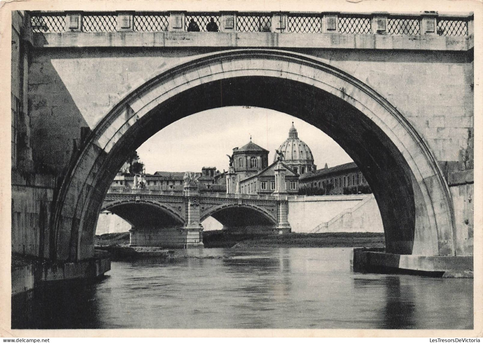 ITALIE - Roma - La Cupola Di S. Pietro Dal Tevere - Carte Postale - Brücken