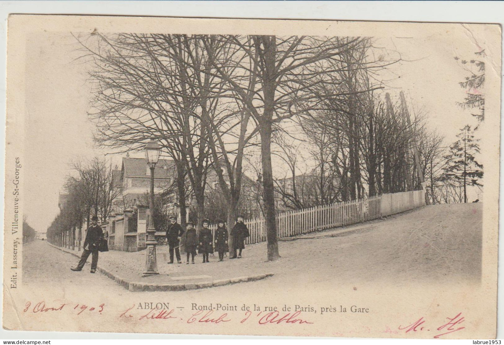 Ablon - Rond-Point De La Rue De Paris - (G.1942) - Ablon Sur Seine