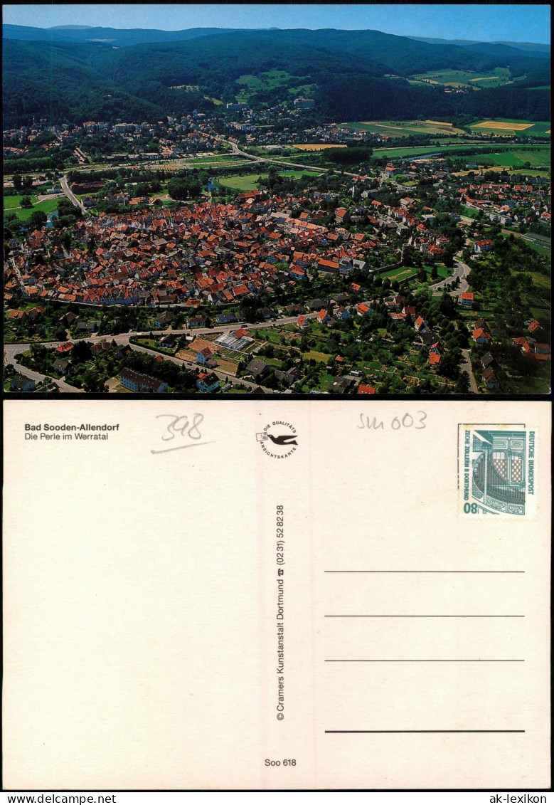 Bad Sooden-Bad Sooden-Allendorf Luftbild Luftaufnahme Der Perle Im Werratal 1970 - Bad Sooden-Allendorf