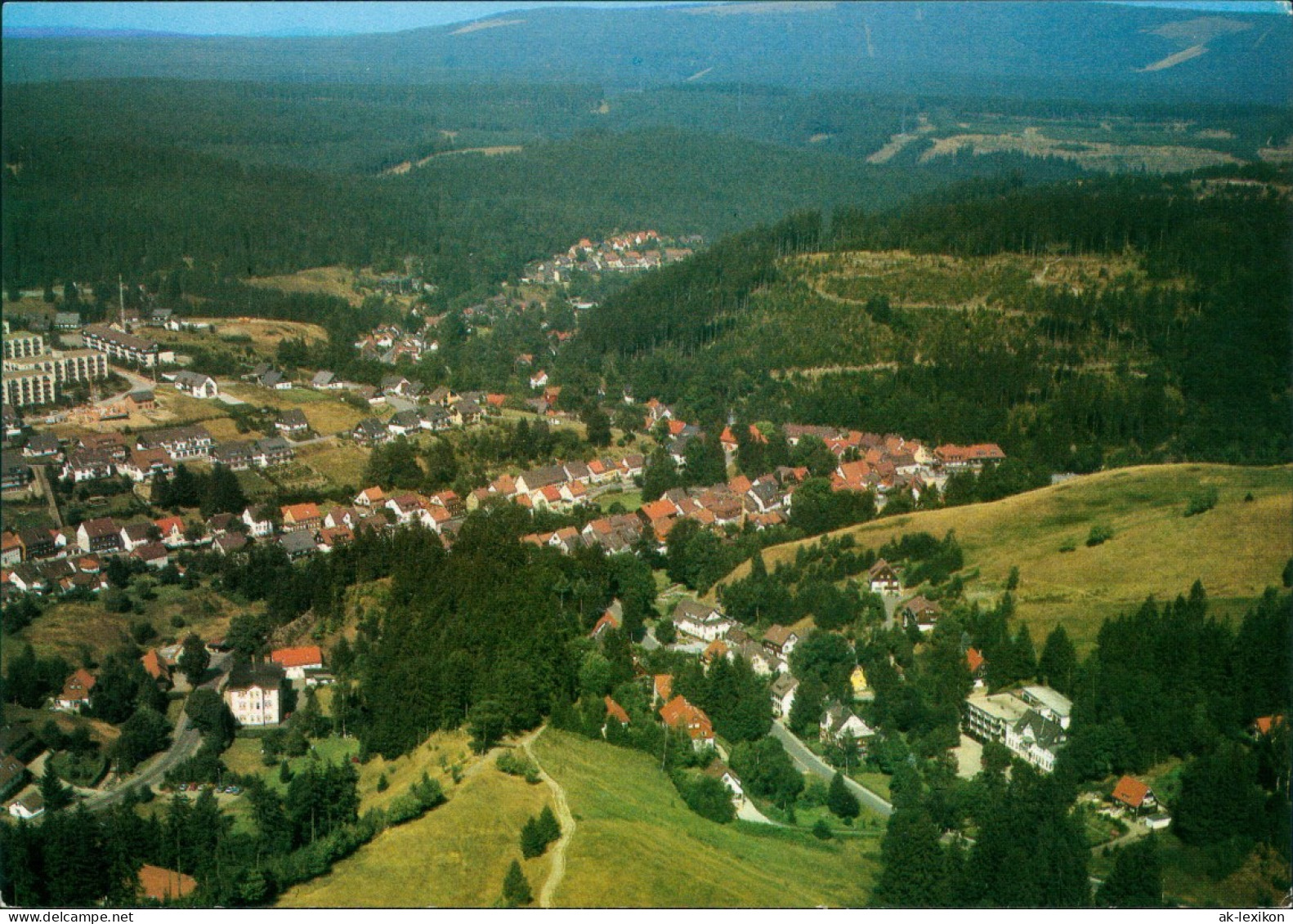 Ansichtskarte Altenau-Clausthal-Zellerfeld Luftbild Altenau Im Oberharz 1983 - Altenau