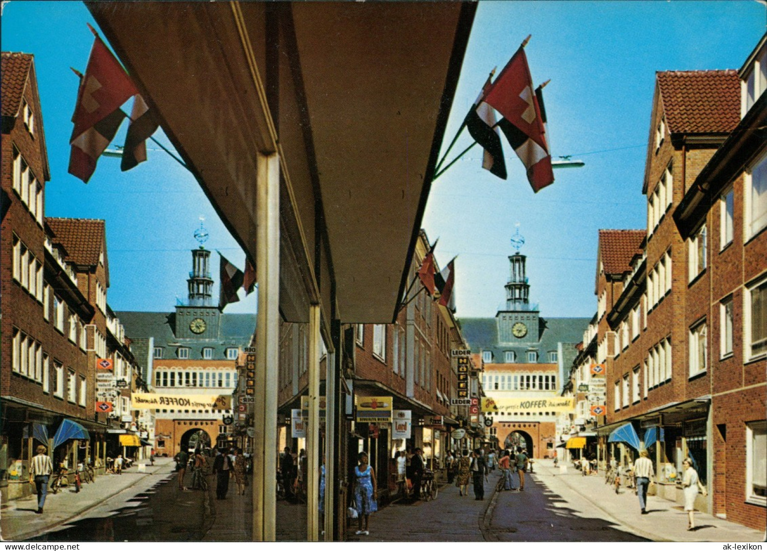 Ansichtskarte Emden Brückstraße 1977 - Emden