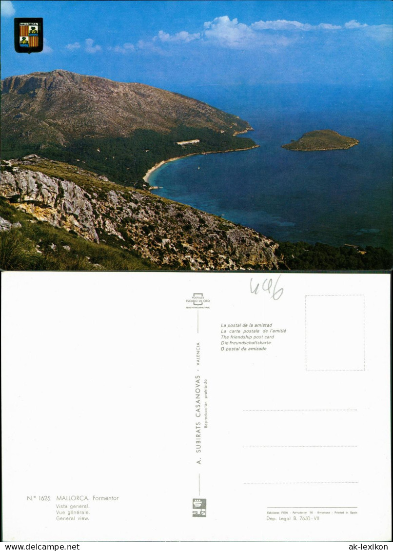 Formentor MALLORCA Formentor Panorama Vista General General View 1980 - Altri & Non Classificati