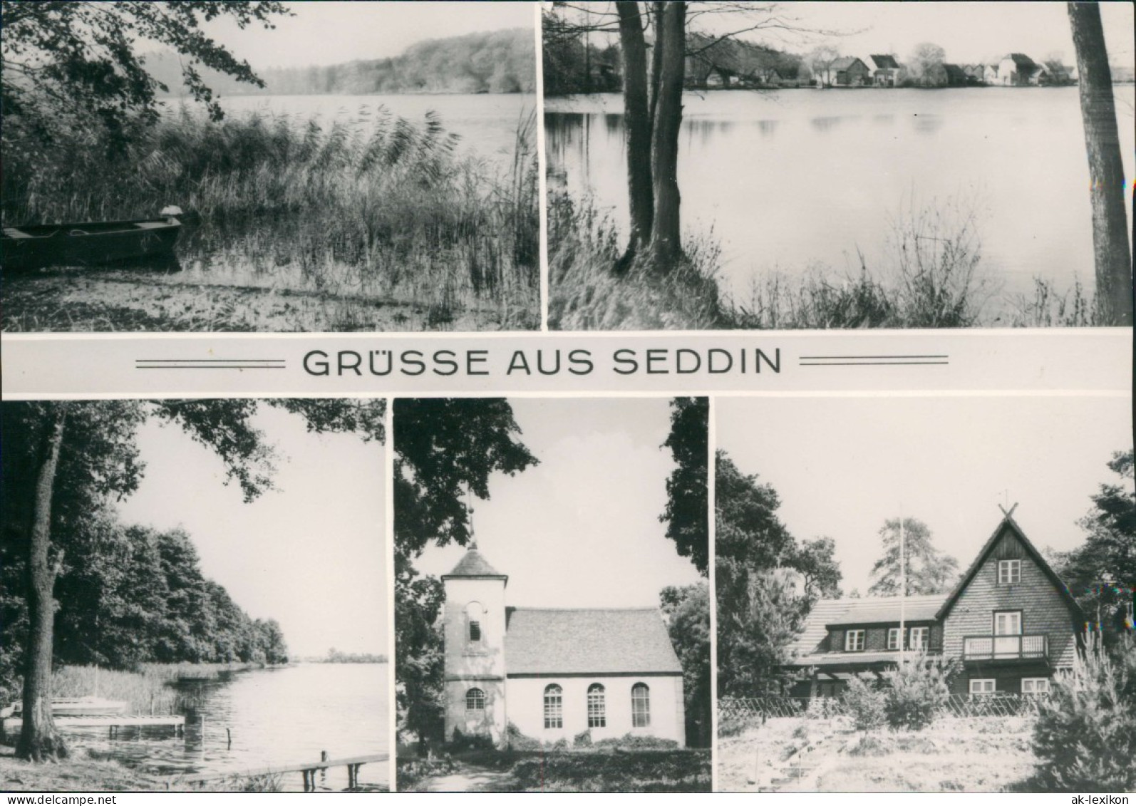 Ansichtskarte Seddin-Seddiner See Stadtteilansichten 1973 - Seddiner See