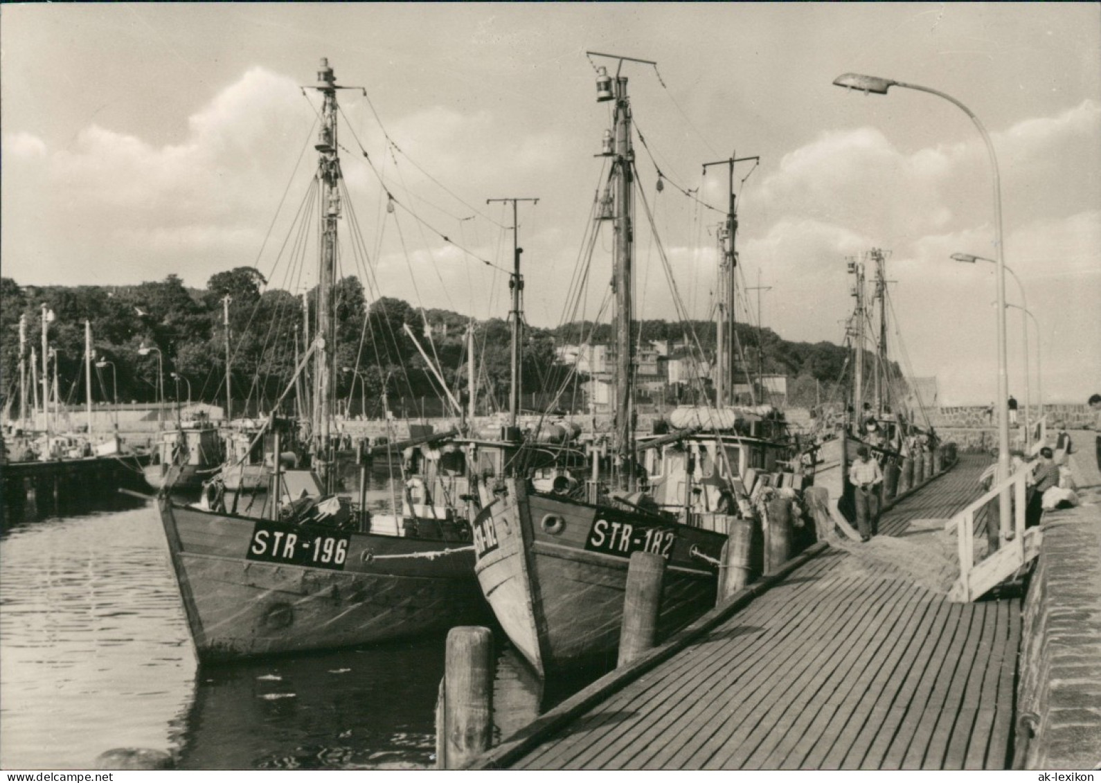 Ansichtskarte Sassnitz Fischereihafen - Fotokarte 1967 - Sassnitz