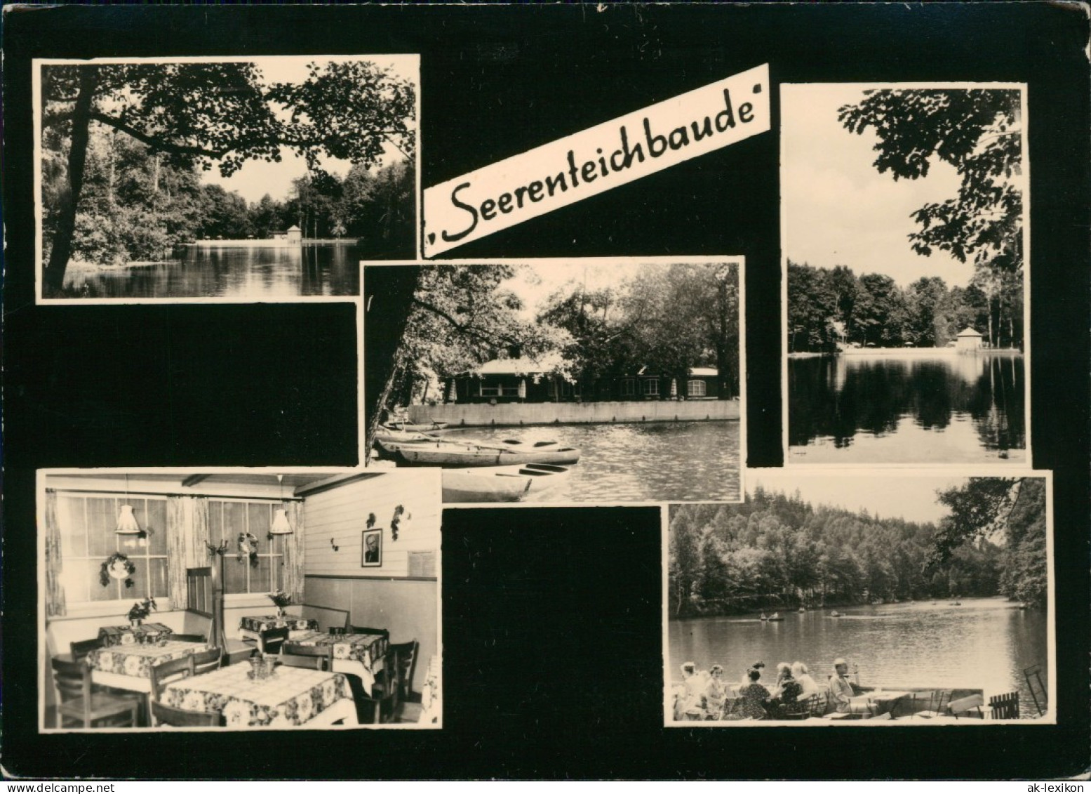 Dorfhain-Tharandt Seerenteichbaude, Mehrbild Mit Innenansichten 1964 - Tharandt