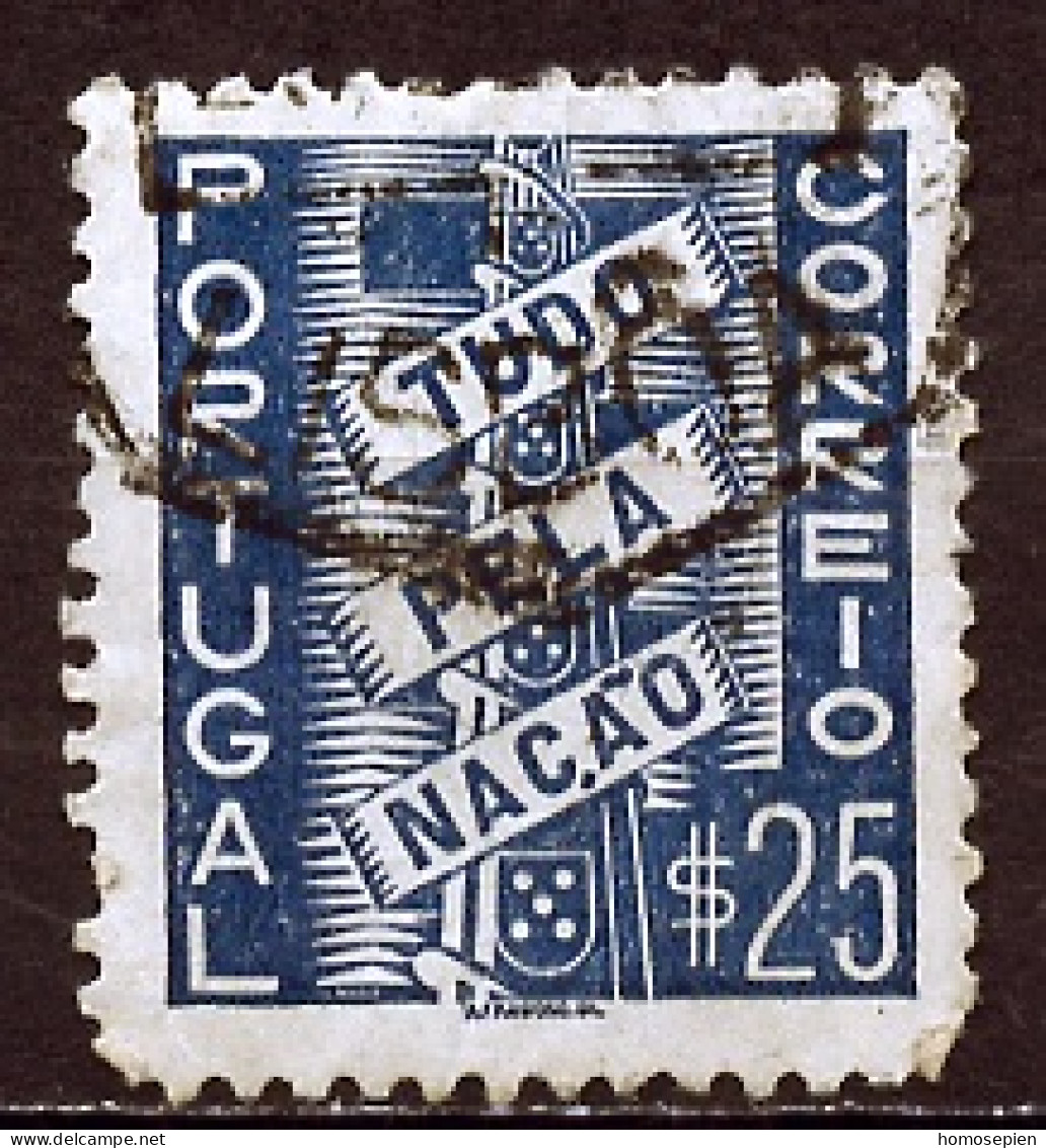 Portugal 1935-36 Y&T N°581 - Michel N°586 (o) - 25c Tout Pour La Nation - Used Stamps