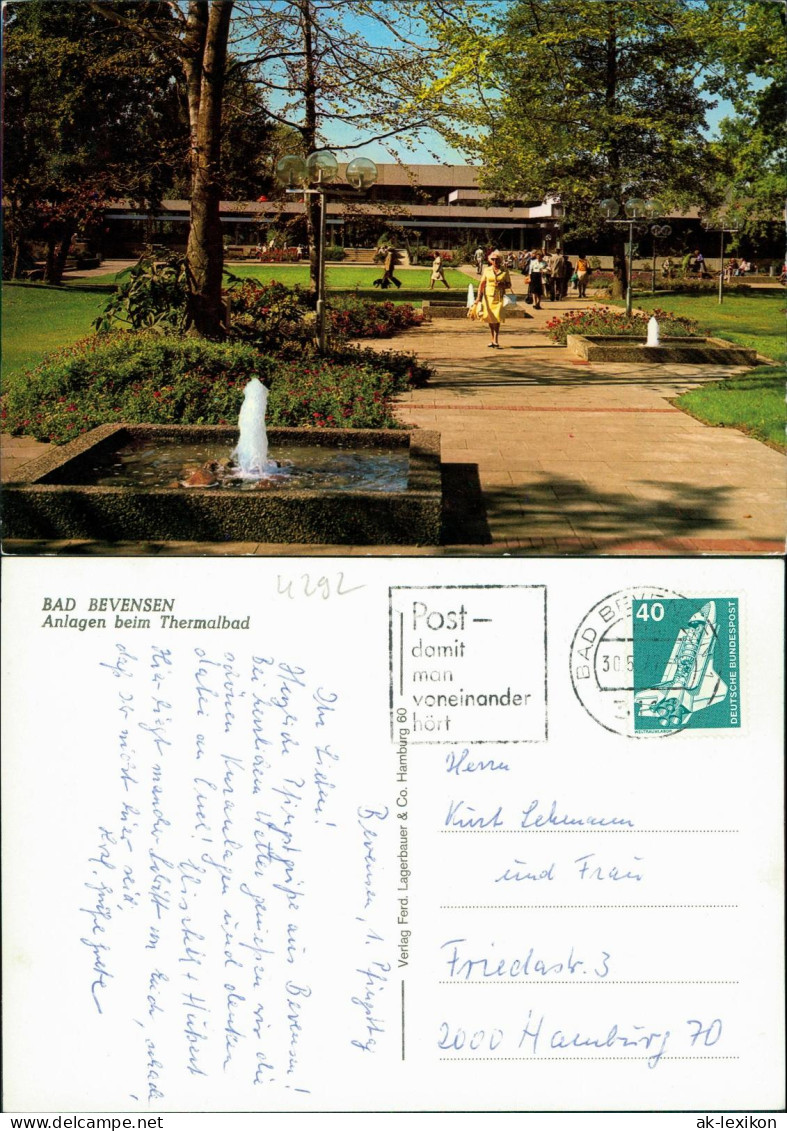 Ansichtskarte Bad Bevensen Anlagen Beim Thermalbad 1977 - Bad Bevensen