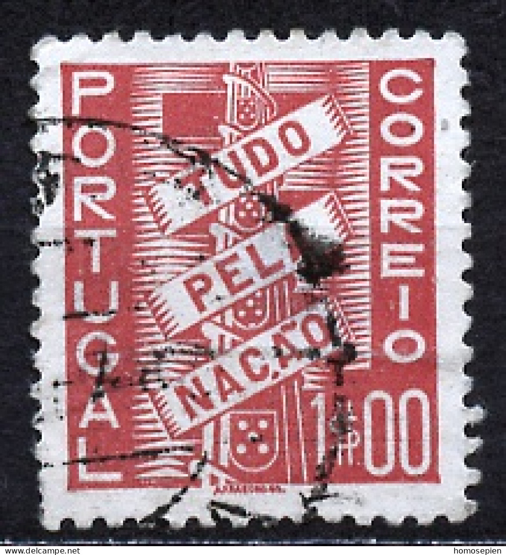 Portugal 1935-36 Y&T N°583 - Michel N°588 (o) - 1e Tout Pour La Nation - Gebraucht