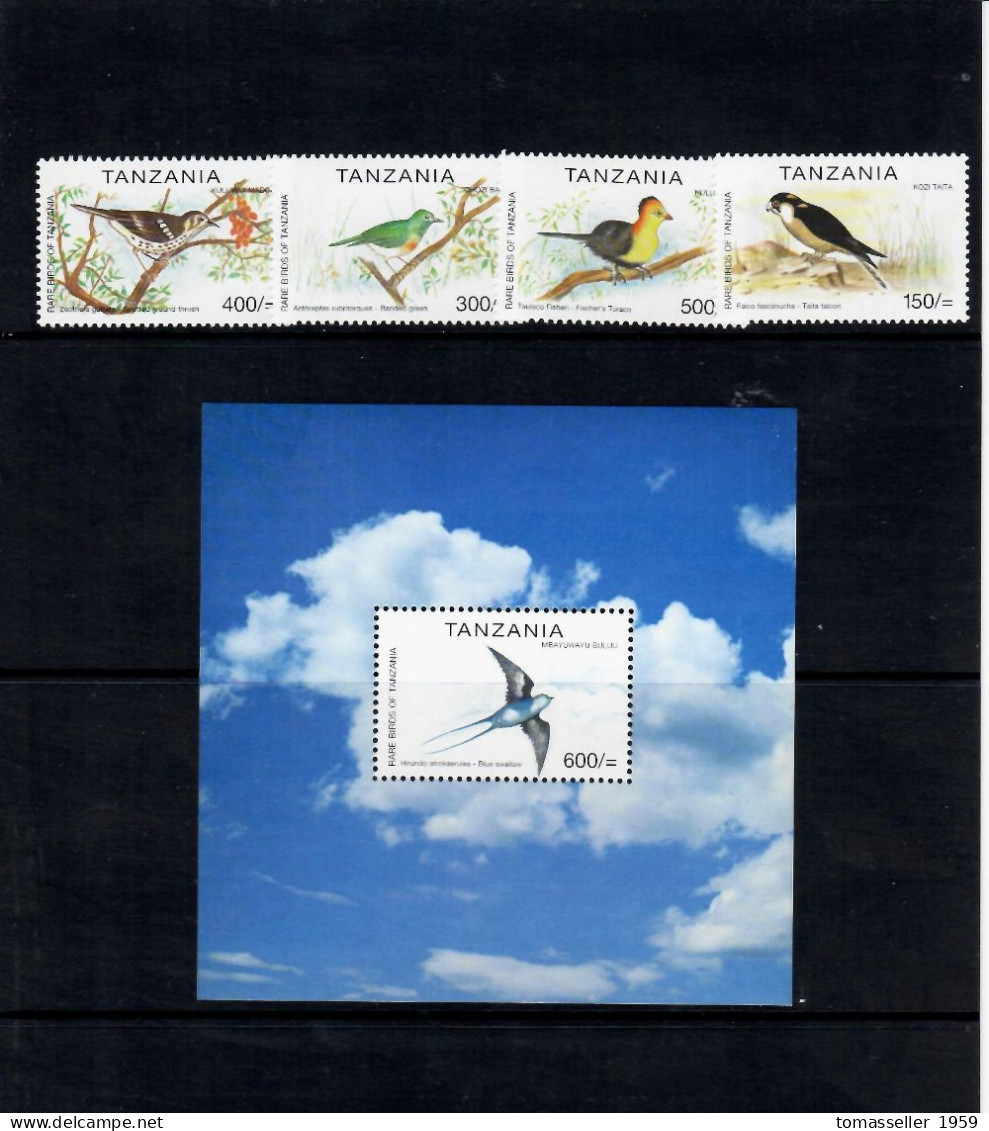 Tanzania-1999 Birds .MNH** - Tanzania (1964-...)