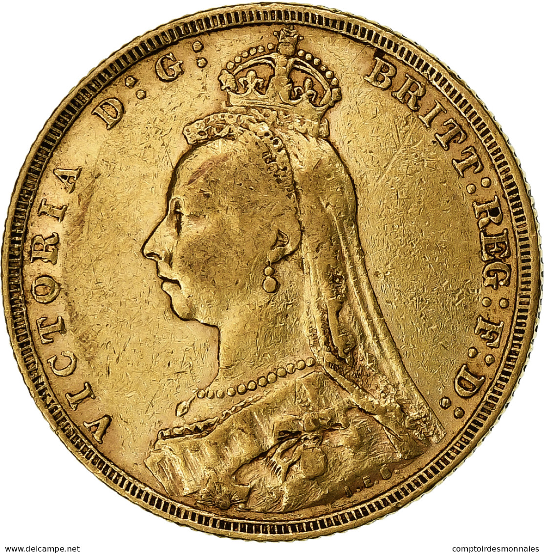 Grande-Bretagne, Victoria, Sovereign, 1889, Or, TTB, KM:767 - 1 Sovereign
