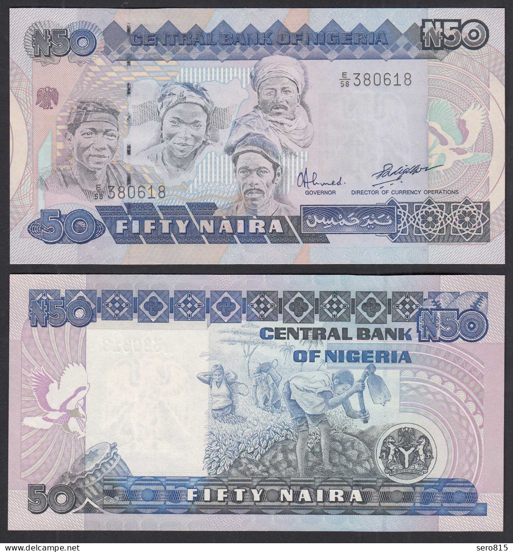 Nigeria 50 Naira Banknote (1984-2000) Pick 27b Sig.9  UNC (1)    (31947 - Other - Africa