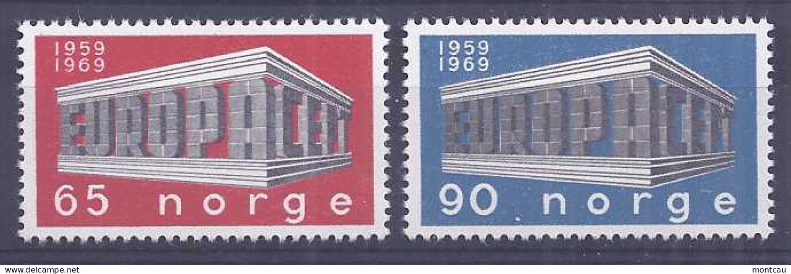Europa 1969. Norge Mi 583-84 MNH (**) - 1969
