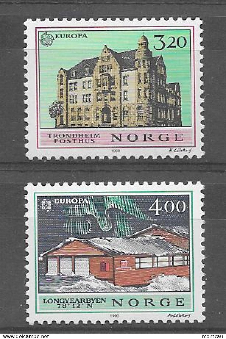 Noruega 1990.  Europa Mi 1046-47  (**) - 1990