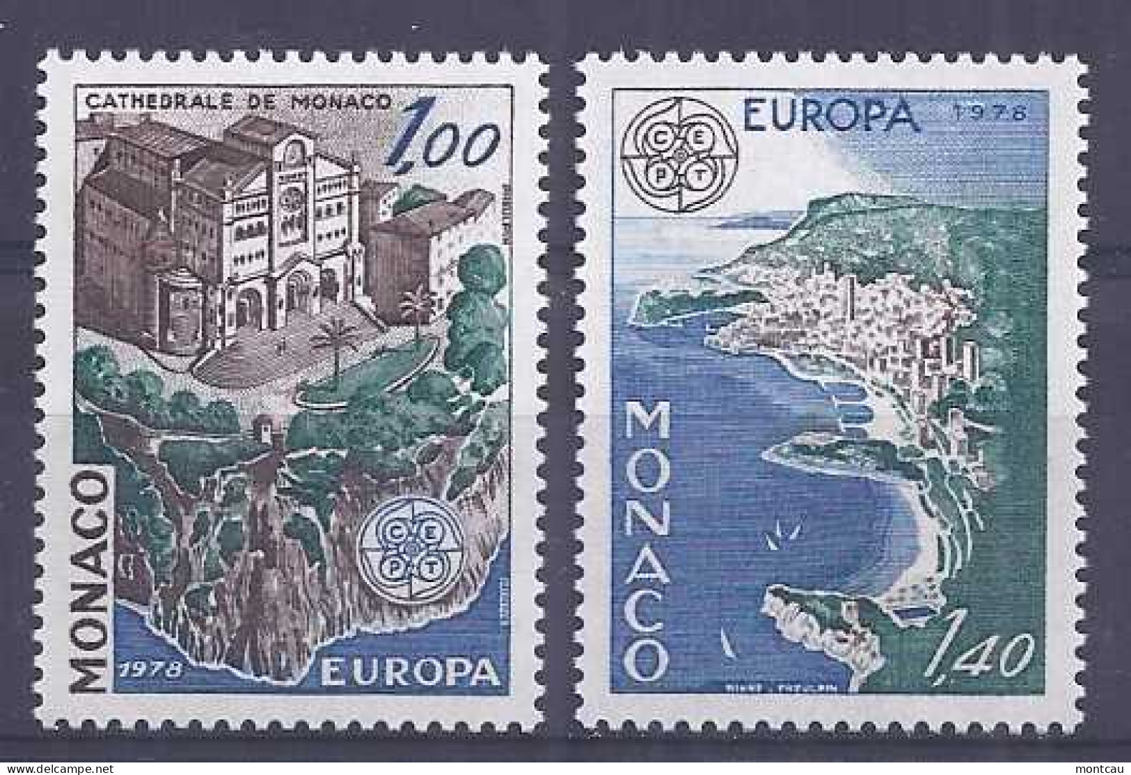 Europa 1978. Monaco Mi 1319-20 MNH (**) - 1978