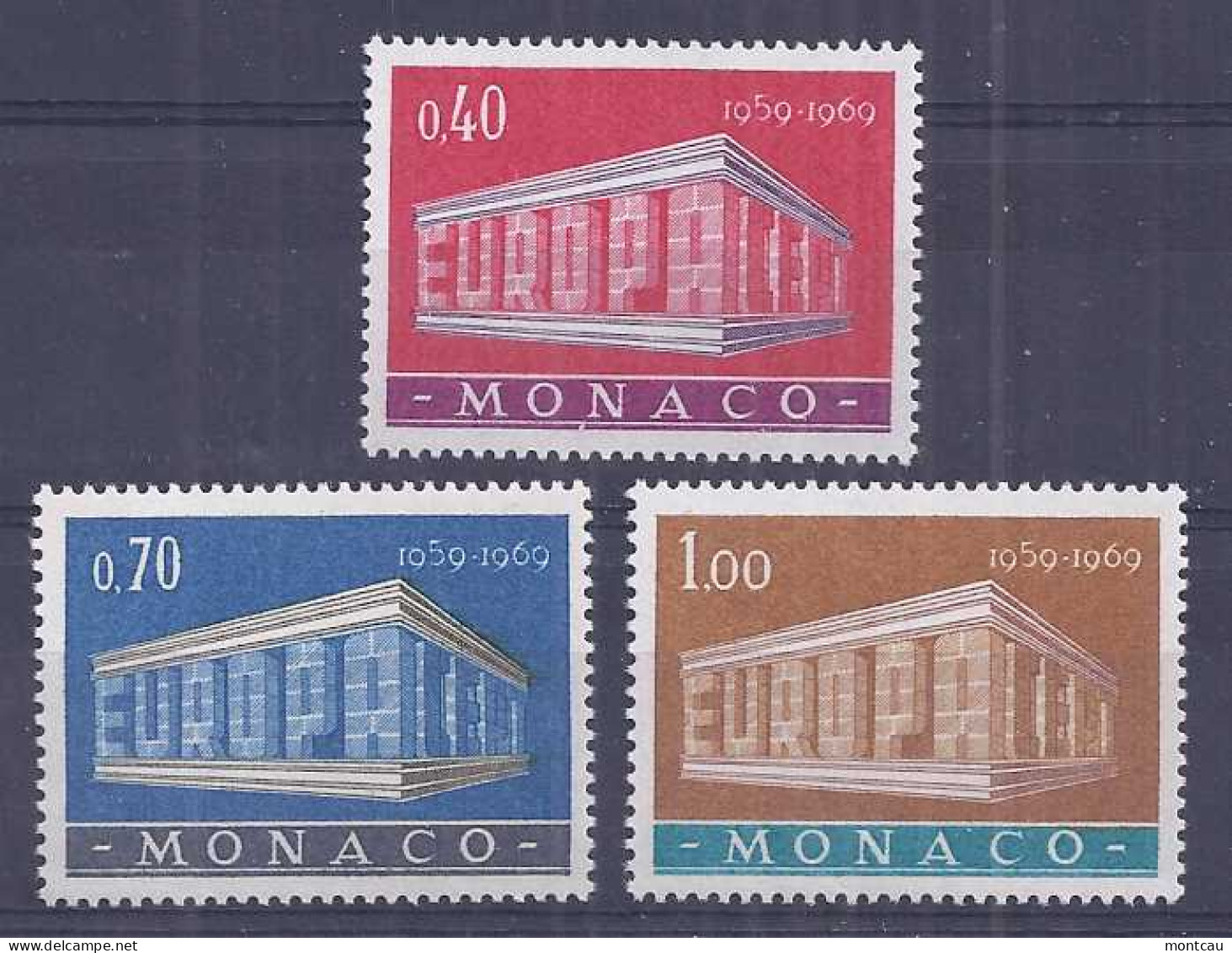Europa 1969. Monaco Mi 929-31 MNH (**) - 1969