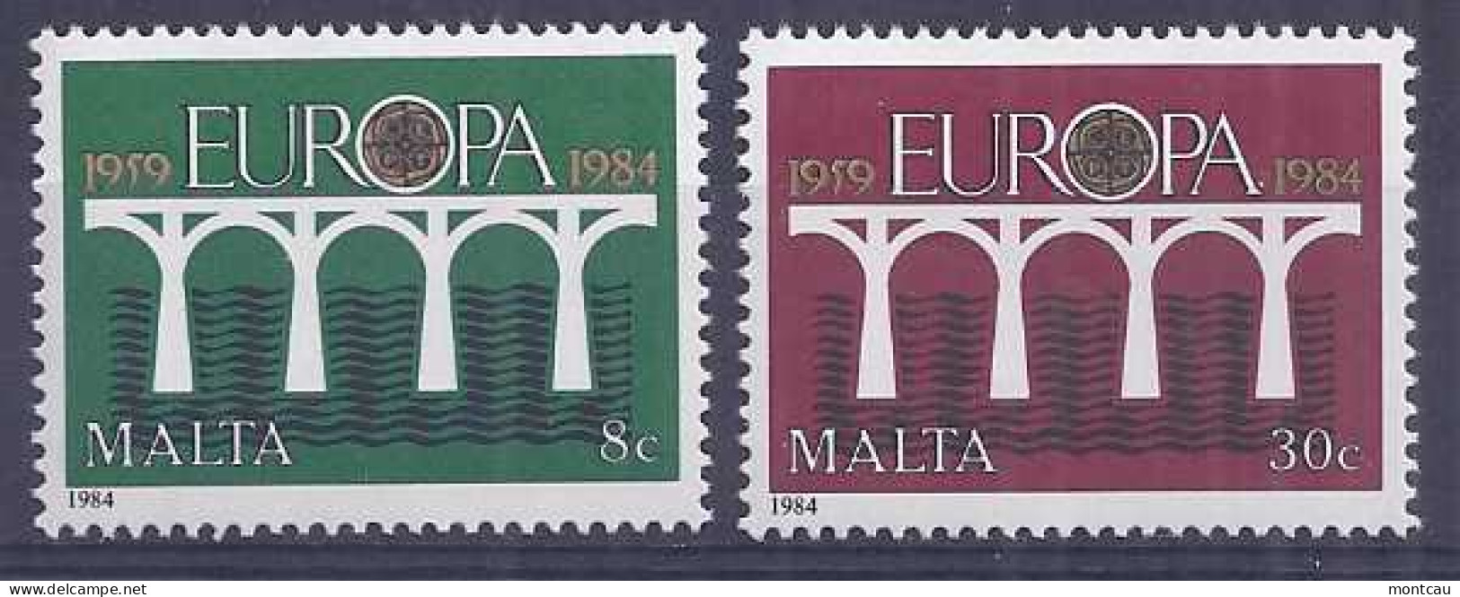 Europa 1984. Malta Mi 704-05 Sc 1984-85 Yv 685-86 (**) - 1984