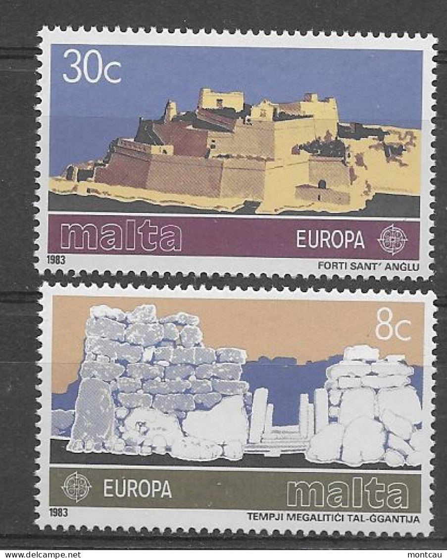 Malta 1983.  Europa Mi 680-81  (**) - 1983