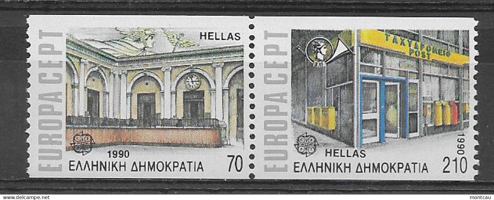 Grecia 1990.  Europa Mi 1742A-43A  (**) - 1990