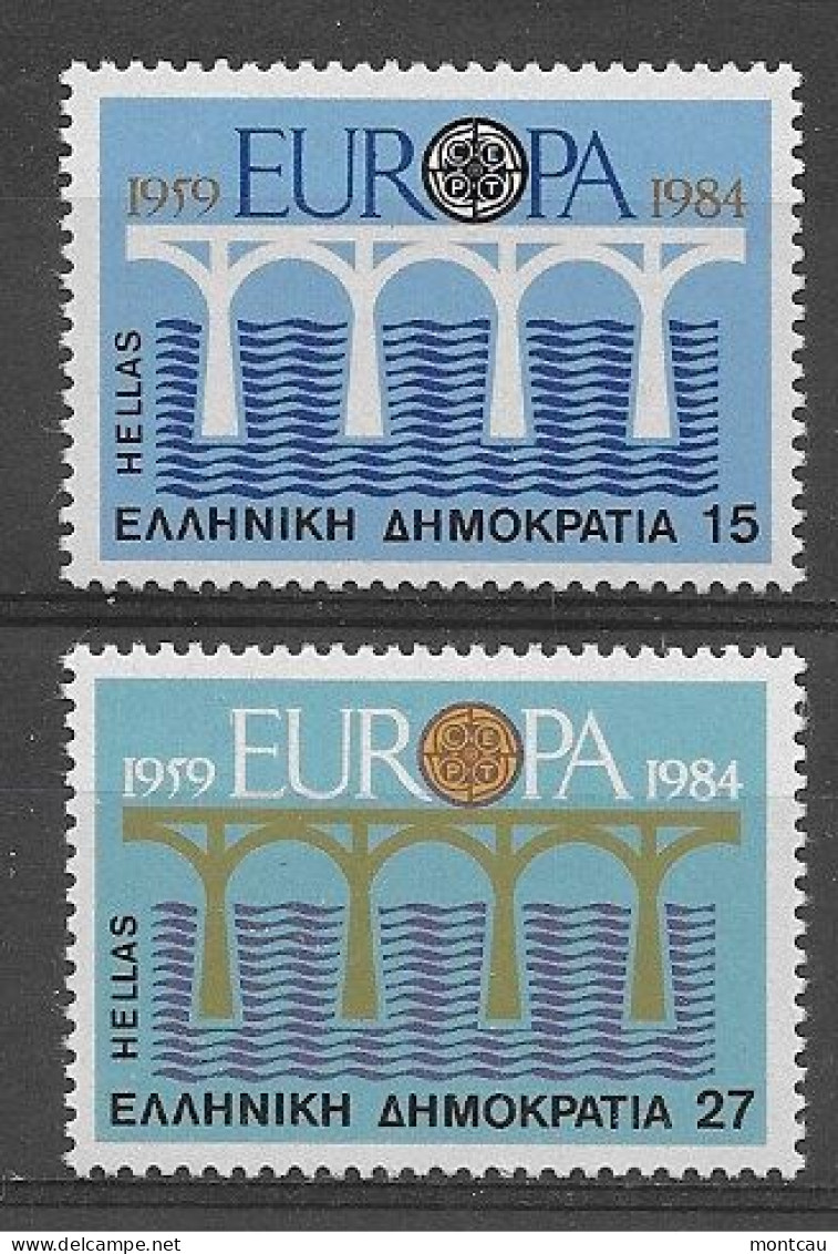 Europa 1984. Greece Mi 1555-56 MNH (**) - 1984