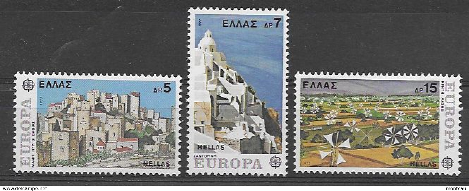 Grecia 1977.  Europa Mi 1263-65  (**) - 1977