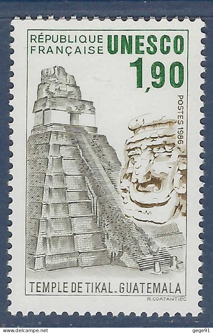 YT 91 - UNESCO - Temple De Tikal - Guatemala - Monuments