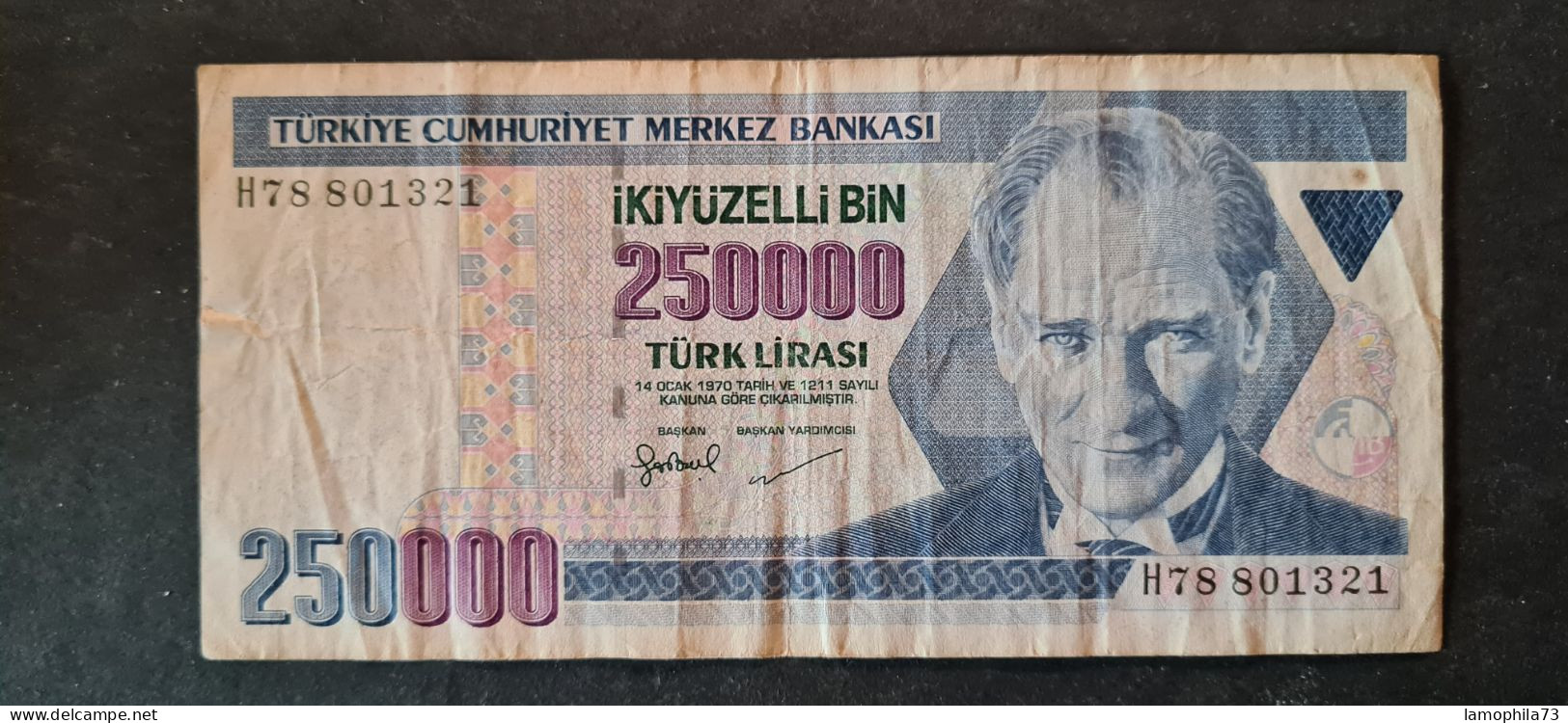 Turquie - Billet - Bien - 2 Scan(s) - Ref 036 - Turkije