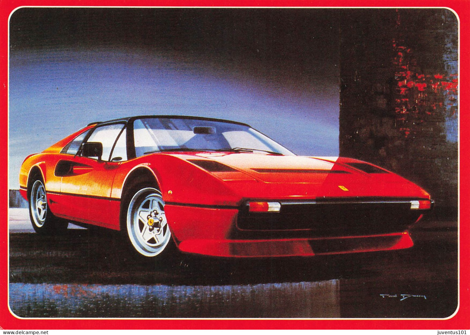 CPSM Ferrari 308 GTB Par Paul Bracq   L2731 - Colecciones Y Lotes