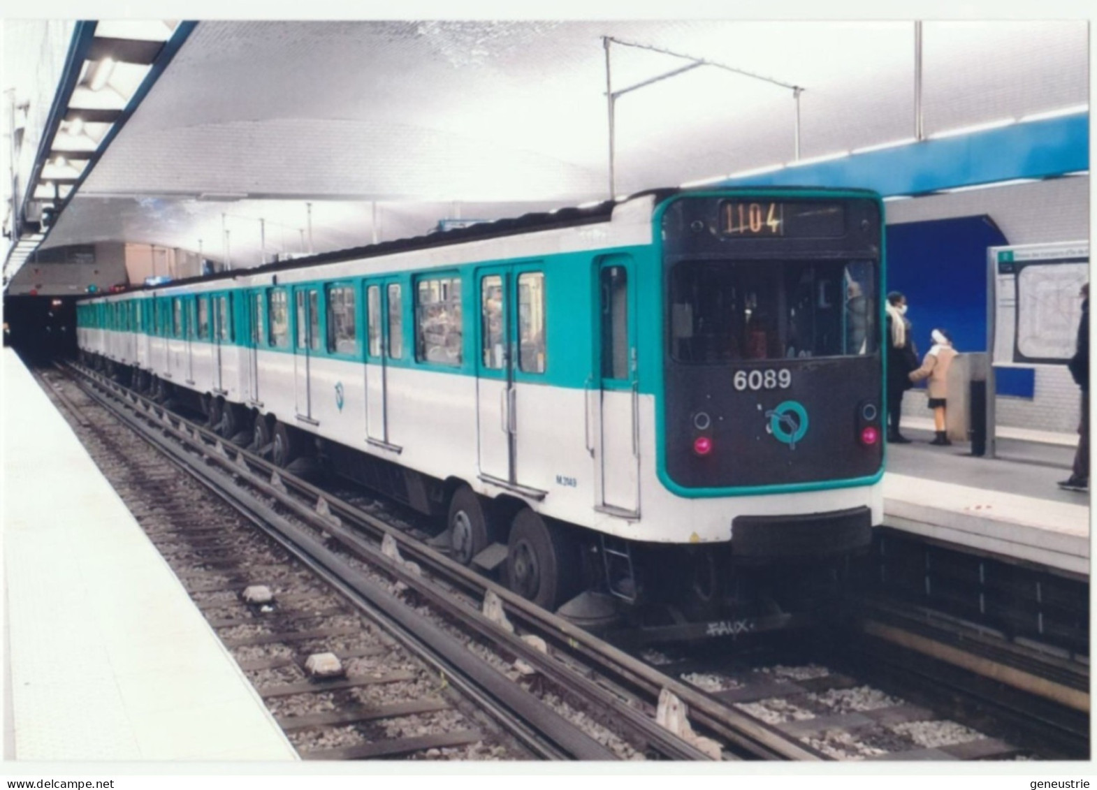 Photo-carte Moderne - Une Rame MP59 STIF à La Station "Chatelet" Ligne 11 Du Métro De Paris - RATP - Metro