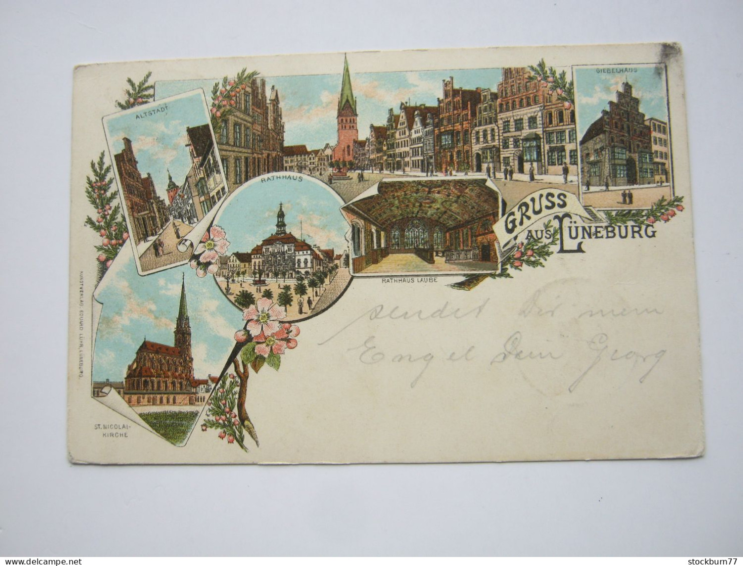 LÜNEBURG , Schöne Karte Um 1898 - Lüneburg