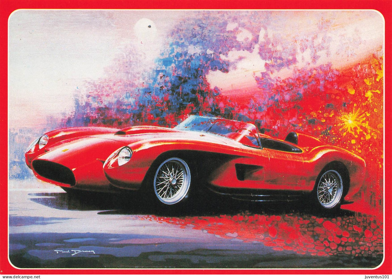 CPSM Ferrari 250 Testa Rossa 1958-Paul Bracq   L2731 - Verzamelingen & Kavels