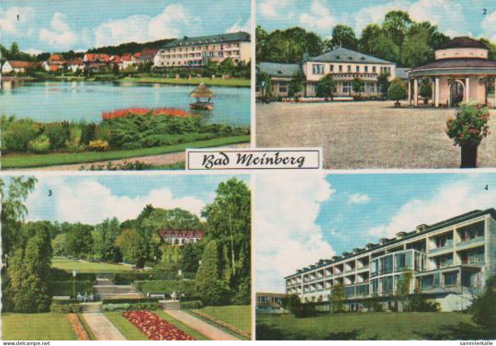 292 - Bad Meinberg - Stausee, Brunnenplatz Mit Quellentempel, Berggarten, Roland-Sanatorium - Ca. 1970 - Bad Meinberg