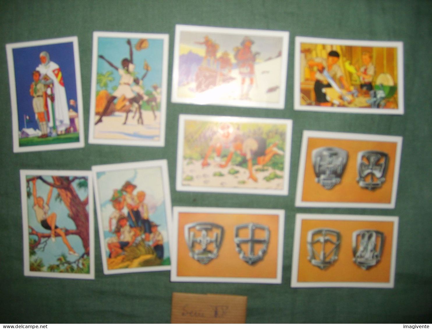 Lot Série 9 De 10 Images Suchard La Vie Fiere Et Joyeuse Des Scouts JOUBERT 1951 - Suchard