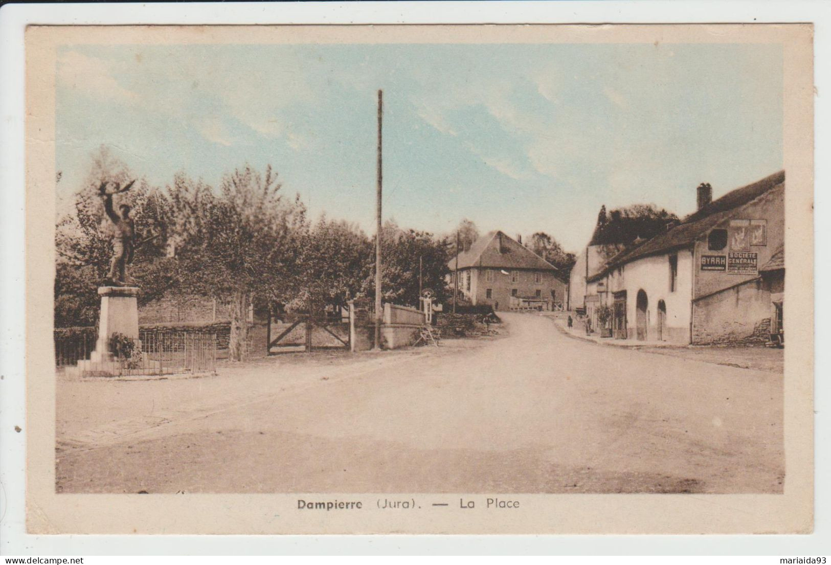 DAMPIERRE - JURA - LA PLACE - Dampierre