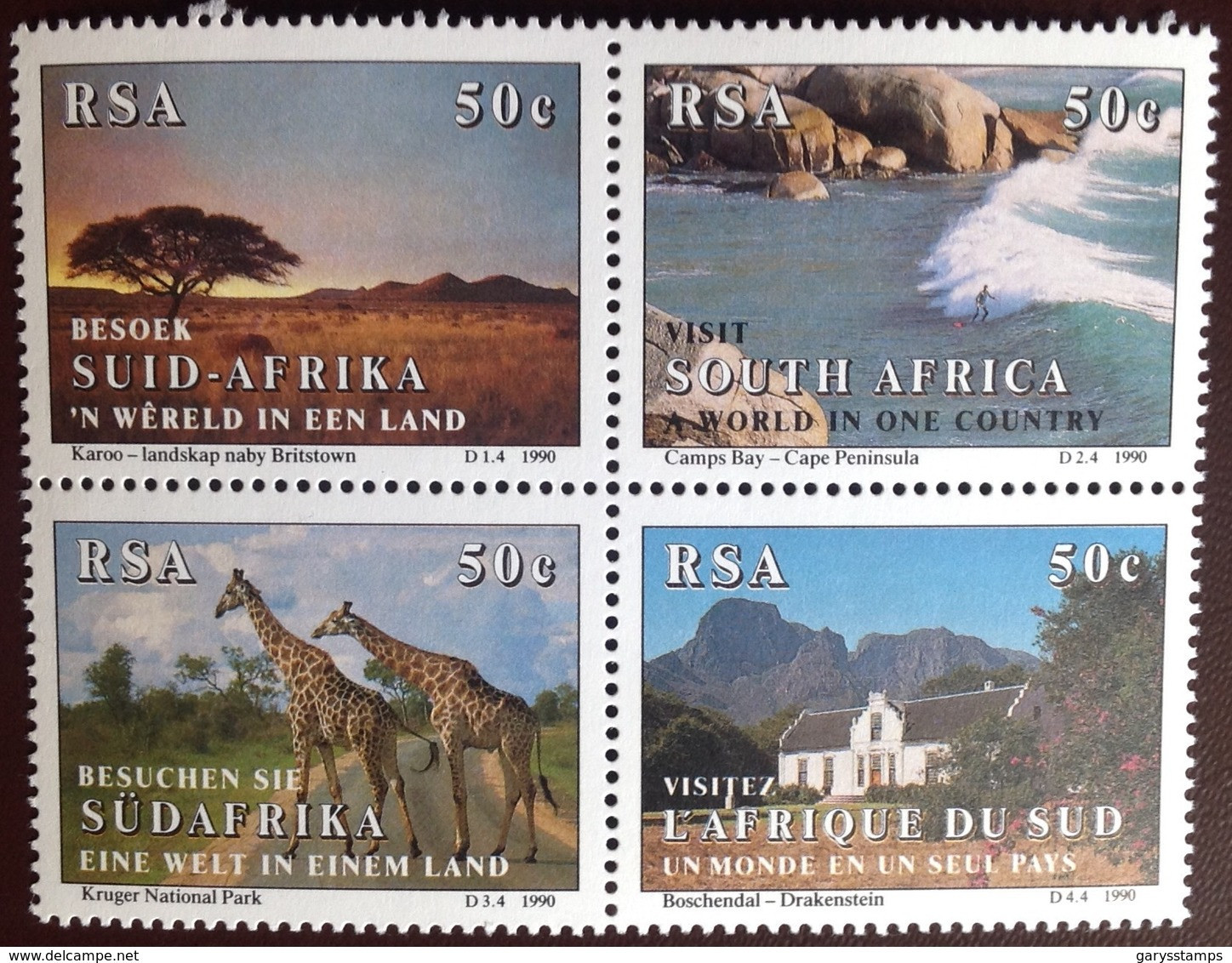 South Africa 1990 Tourism MNH - Nuovi