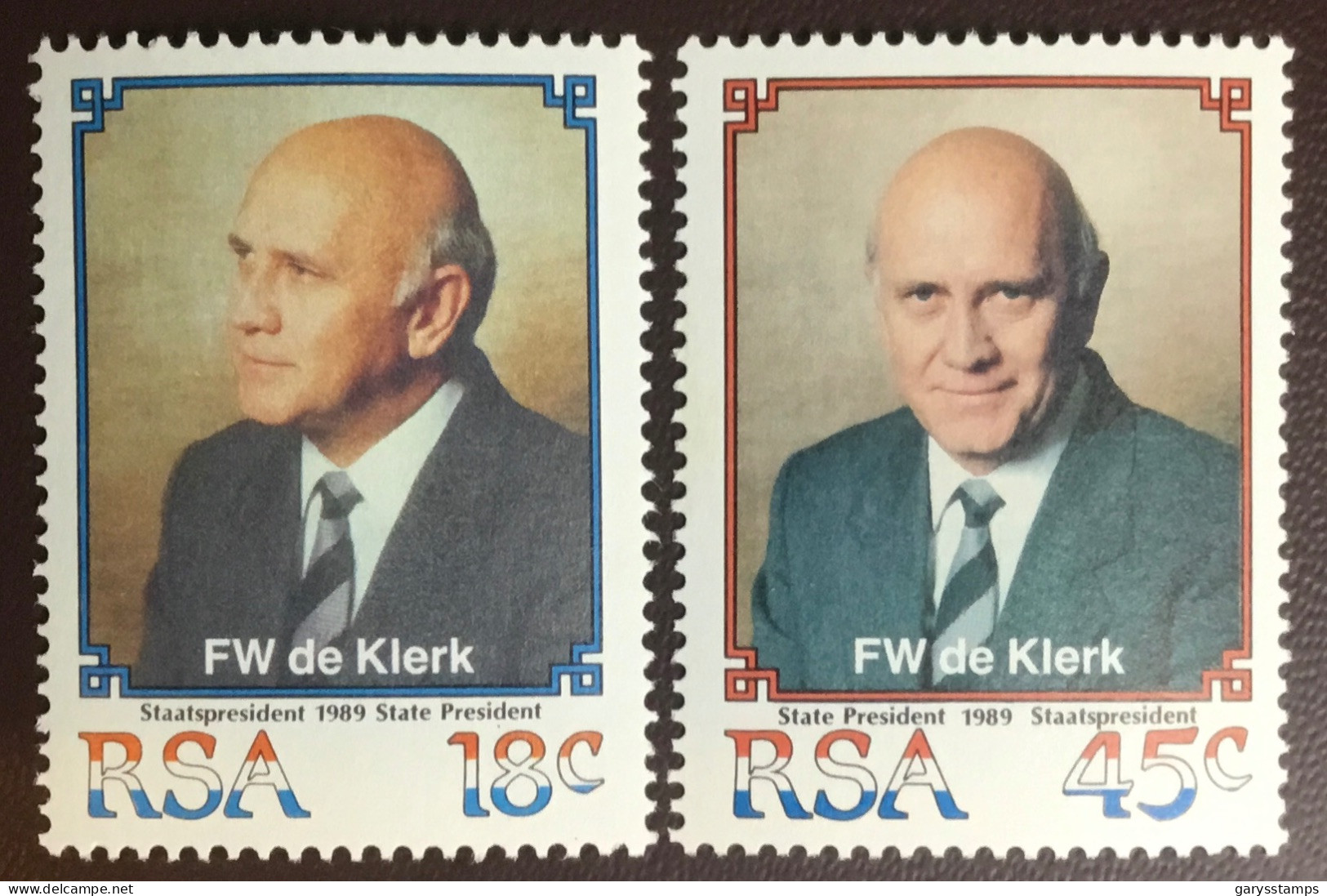 South Africa 1989 De Klerk MNH - Neufs