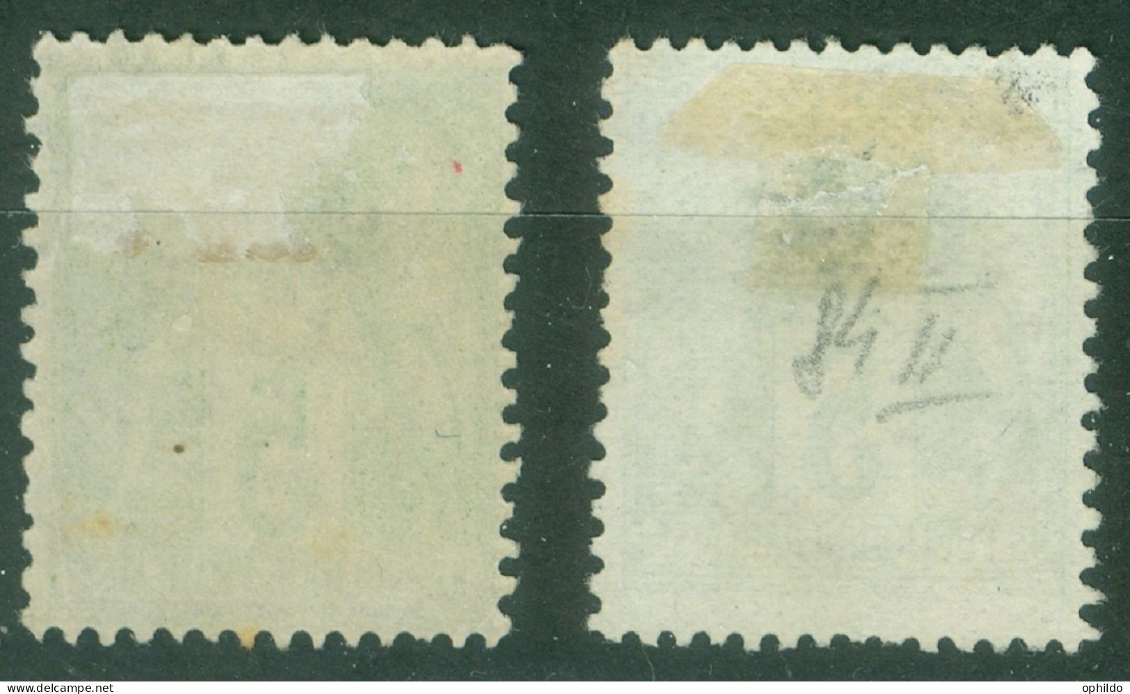 France  102 Et 106  Ob  TB  - 1898-1900 Sage (Type III)