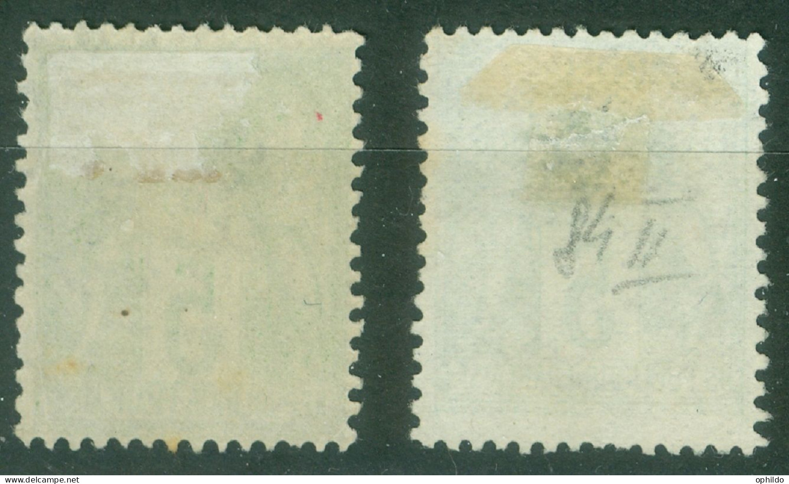 France  102 Et 106  Ob  TB  - 1898-1900 Sage (Tipo III)